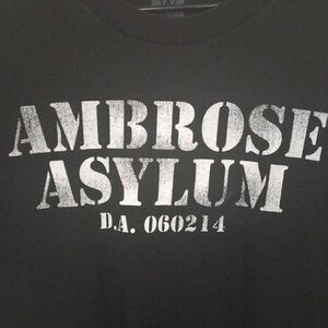 Ambrose Asylum T-shirt, Fun W Authentic Wear, Mens, Large